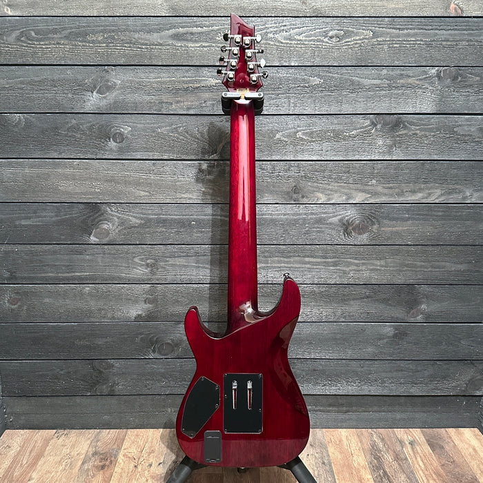 Schecter Hellraiser C-8 FR 8 String Electric Guitar - Black Cherry