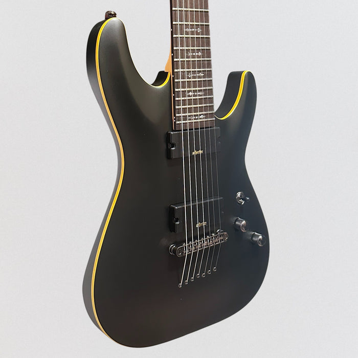 Schecter Demon-7 7-String Electric Guitar - Black