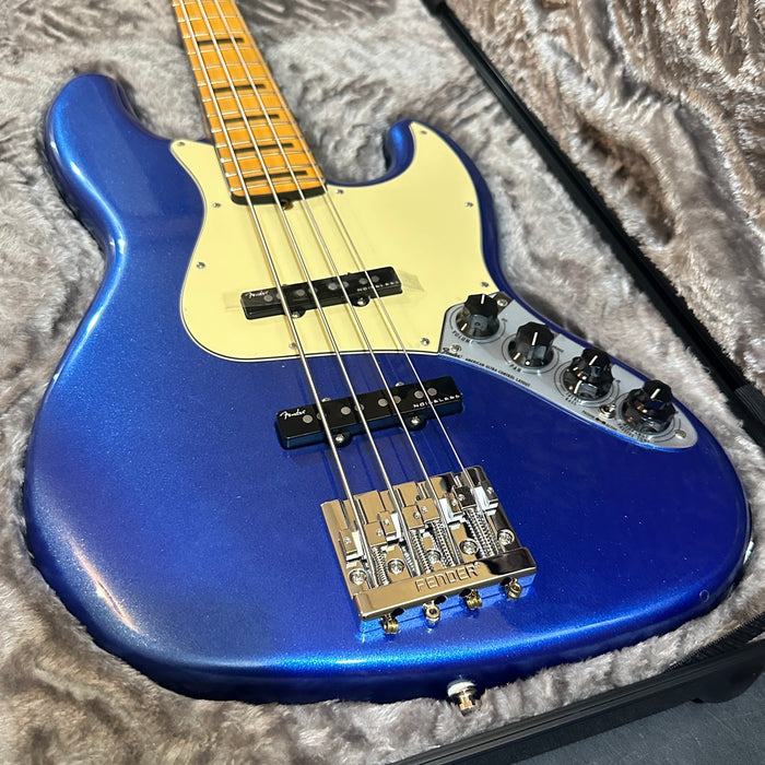 Fender American Ultra Jazz Bass 4 String Electric Bass Guitar 2024 - Cobra Blue