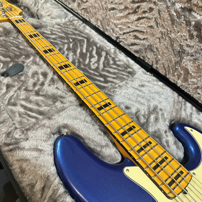Fender American Ultra Jazz Bass 4 String Electric Bass Guitar 2024 - Cobra Blue