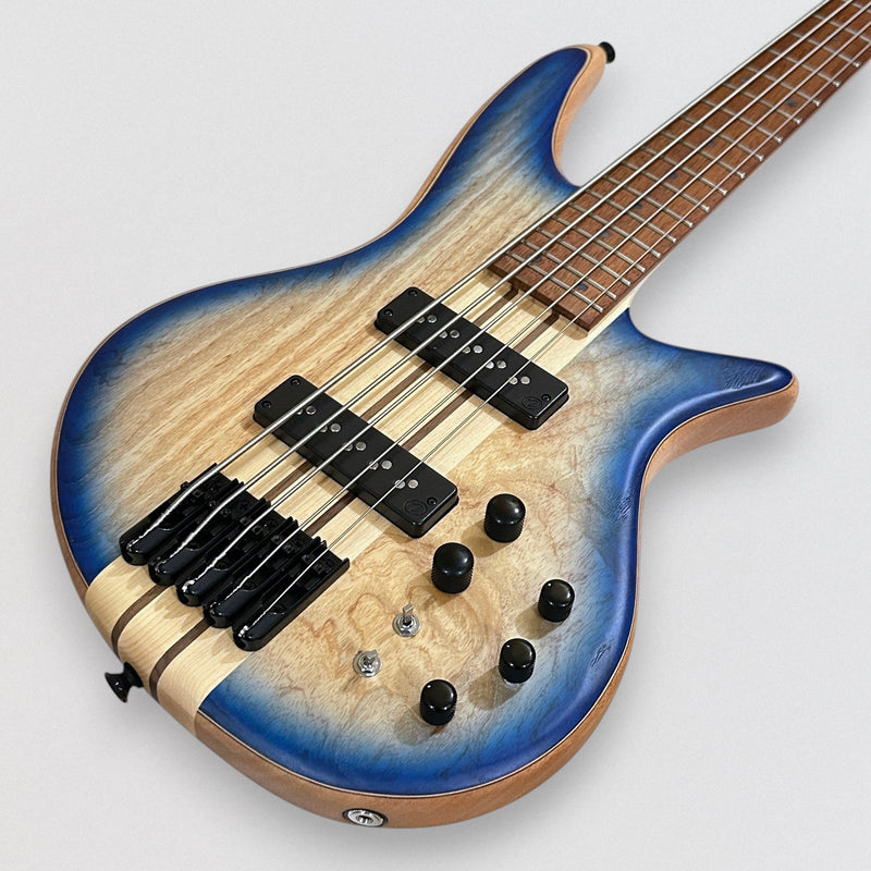 Jackson Pro Series Spectra Bass SBA V 5 String Electric Bass Guitar - Blue Burst