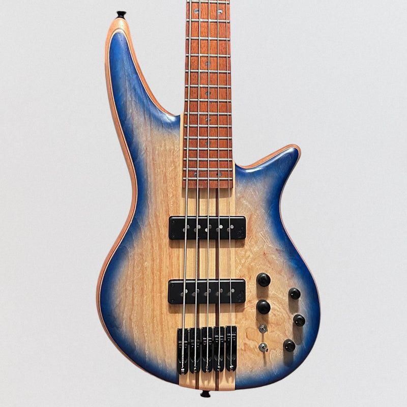 Jackson Pro Series Spectra Bass SBA V 5 String Electric Bass Guitar - Blue Burst