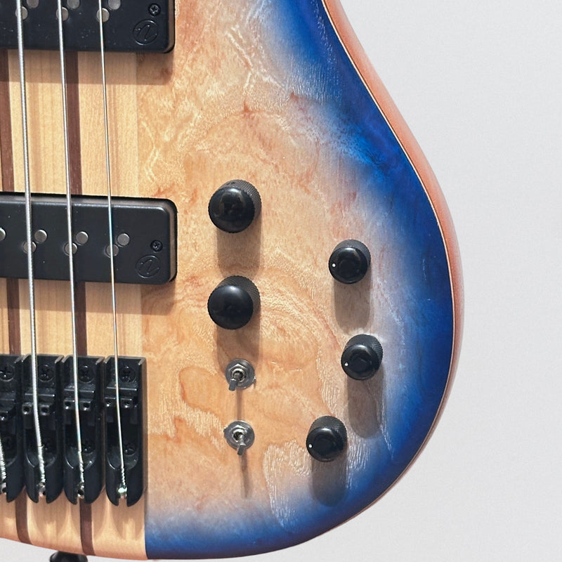 Jackson Pro Series Spectra Bass SBA V 5 String Electric Bass Guitar - Blue Burst