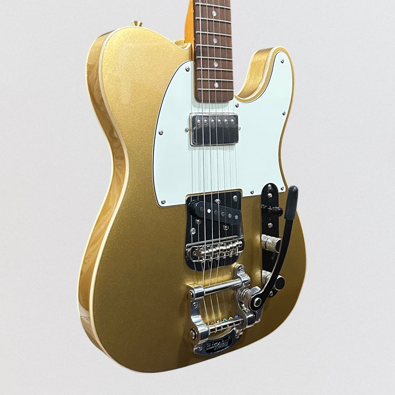 Fender Squier Classic Vibe '60s Custom Telecaster SH Electric Guitar - Aztec Gold