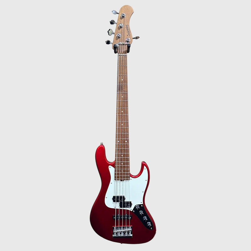 Sadowsky MetroExpress 21 Fret Hybrid PJ 5 String Maple Board Electric Bass Guitar - Candy Apple Red