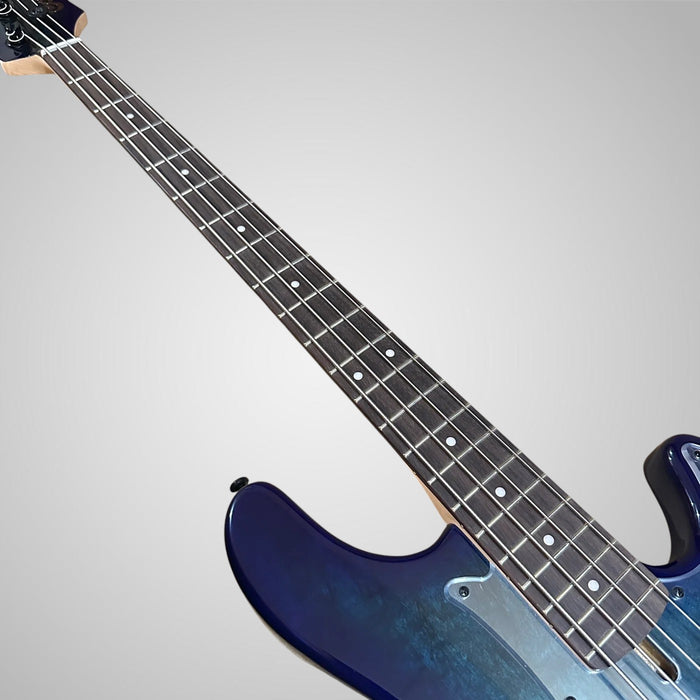 Cort GB Fusion 4 String Electric Bass Guitar - Blue Burst