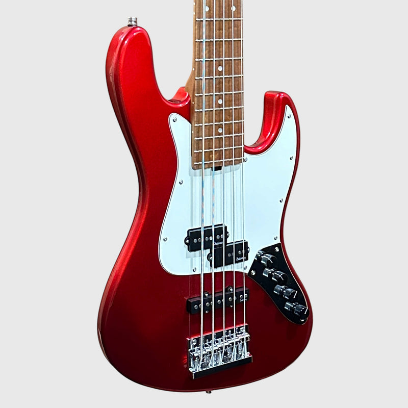 Sadowsky MetroExpress 21 Fret Hybrid PJ 5 String Maple Board Electric Bass Guitar - Candy Apple Red