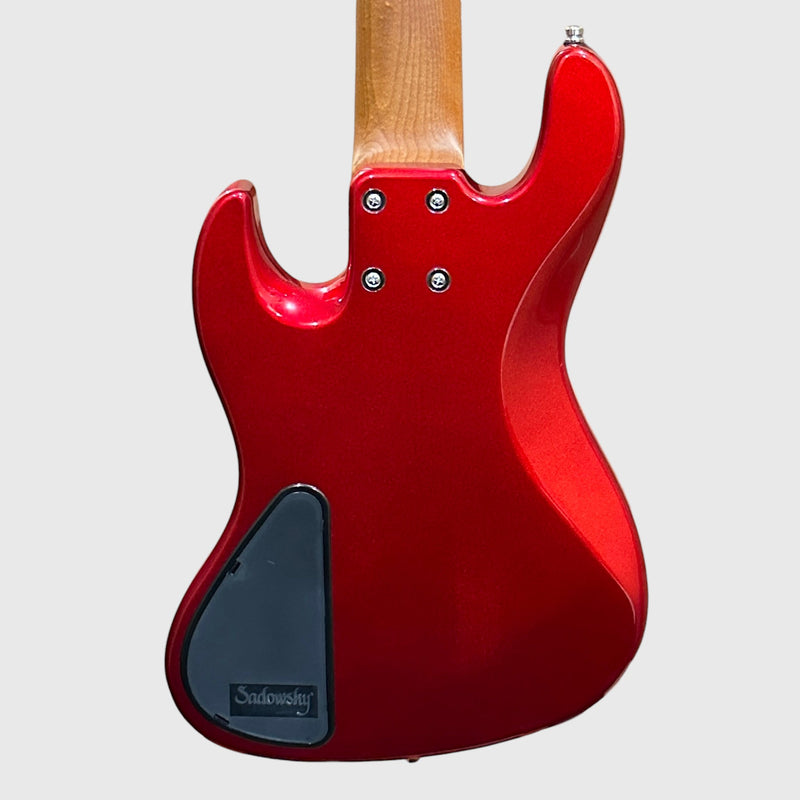Sadowsky MetroExpress 21 Fret Hybrid PJ 5 String Maple Board Electric Bass Guitar - Candy Apple Red