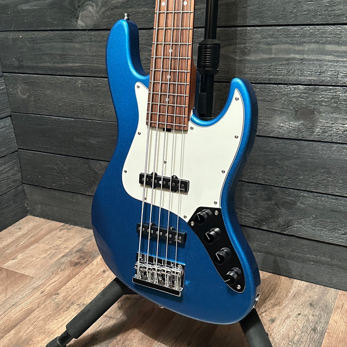 Sadowsky 2023 SMX MetroExpress JJ 5-String Metallic Blue Electric Bass Guitar Morado B-stock