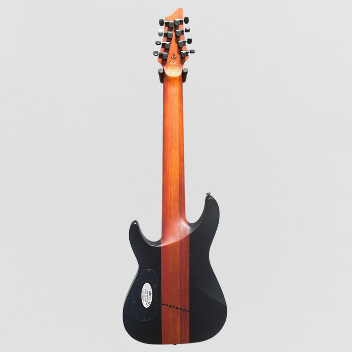 Schecter C-8 Multiscale Rob Scallon 8 String Electric Guitar - Satin Dark Roast