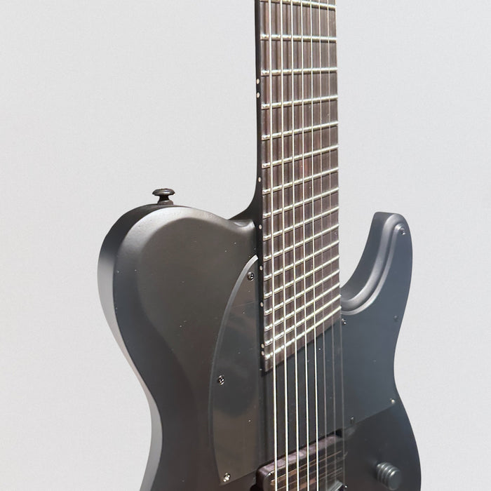 Schecter PT-8 MS Multi Scale 8 String Black Ops Electric Guitar - Satin Black Open Pore