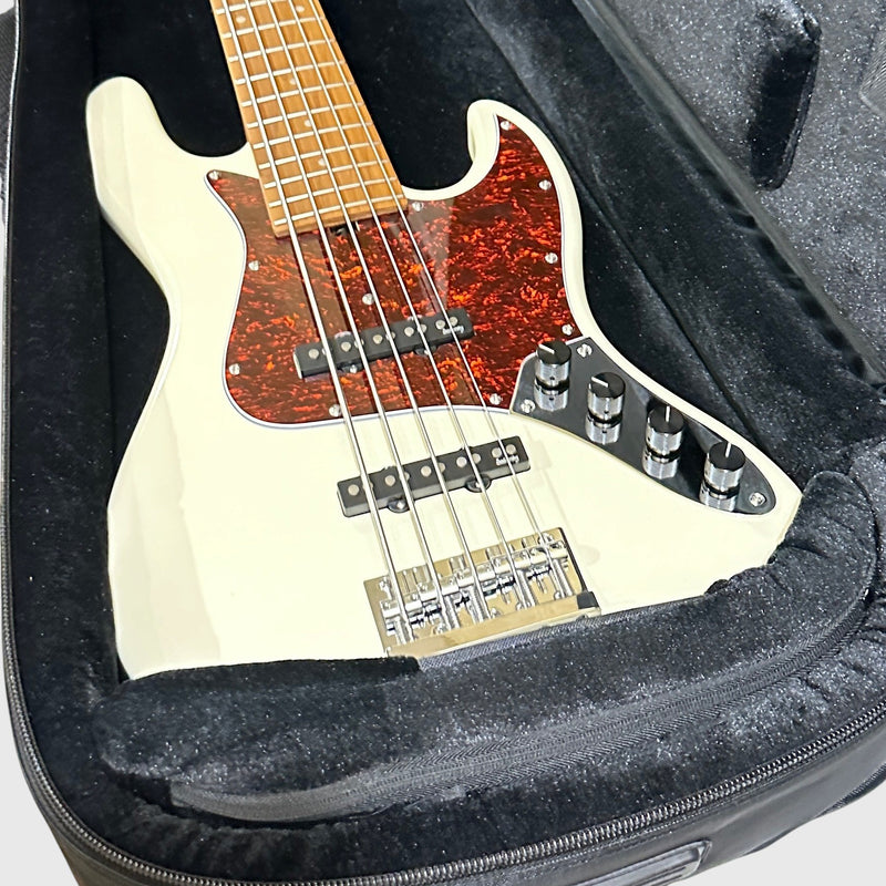 Sadowsky SMX MetroExpress Vintage JJ 5-String Maple Electric Bass Guitar - White