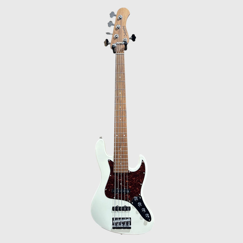 Sadowsky SMX MetroExpress Vintage JJ 5-String Maple Electric Bass Guitar - White