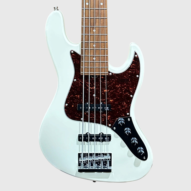 Sadowsky SMX MetroExpress Vintage JJ 5-String Maple Electric Bass Guitar - White