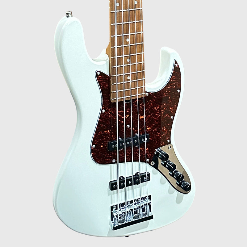 Sadowsky SMX MetroExpress Vintage JJ 5-String Maple Electric Bass Guitar - White
