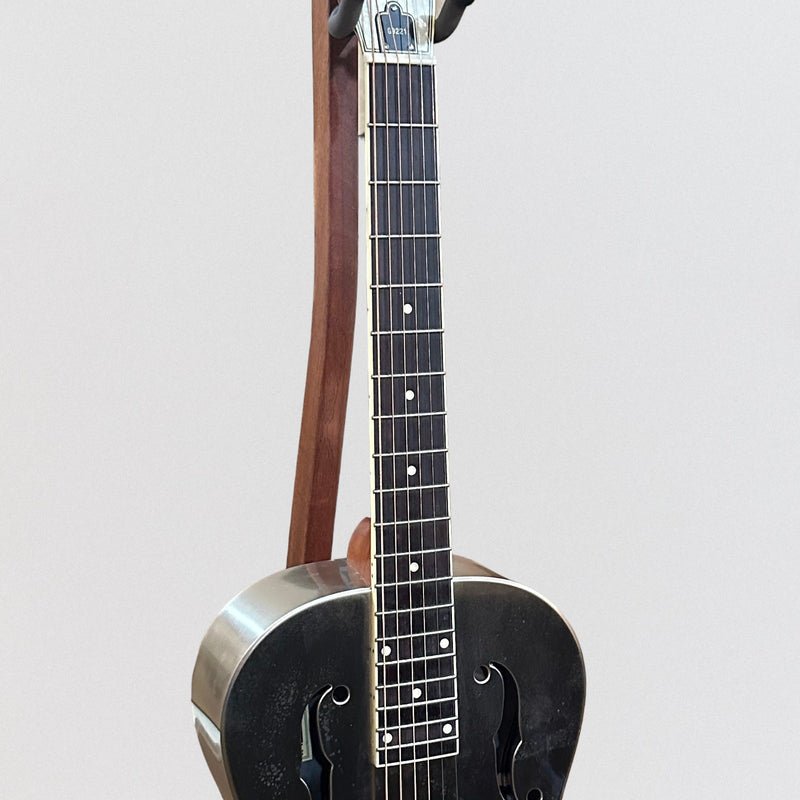 Gretsch G9221 Bobtail Round-Neck Acoustic-Electric Steel Body Resonator Guitar - Steel