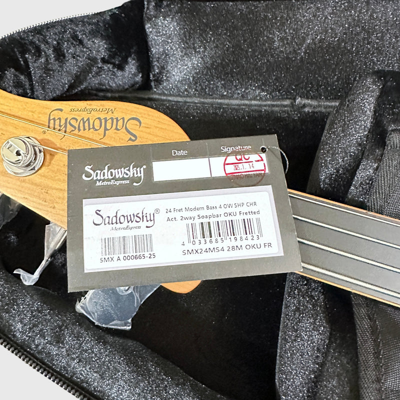Sadowsky MetroExpress 24-Fret Modern Maple Board 4-String Electric Bass Guitar - Olympic White