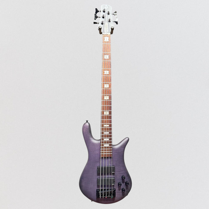 Spector Euro 5 LX 5 String Neck Through Electric Bass Guitar - Nightshade Matte