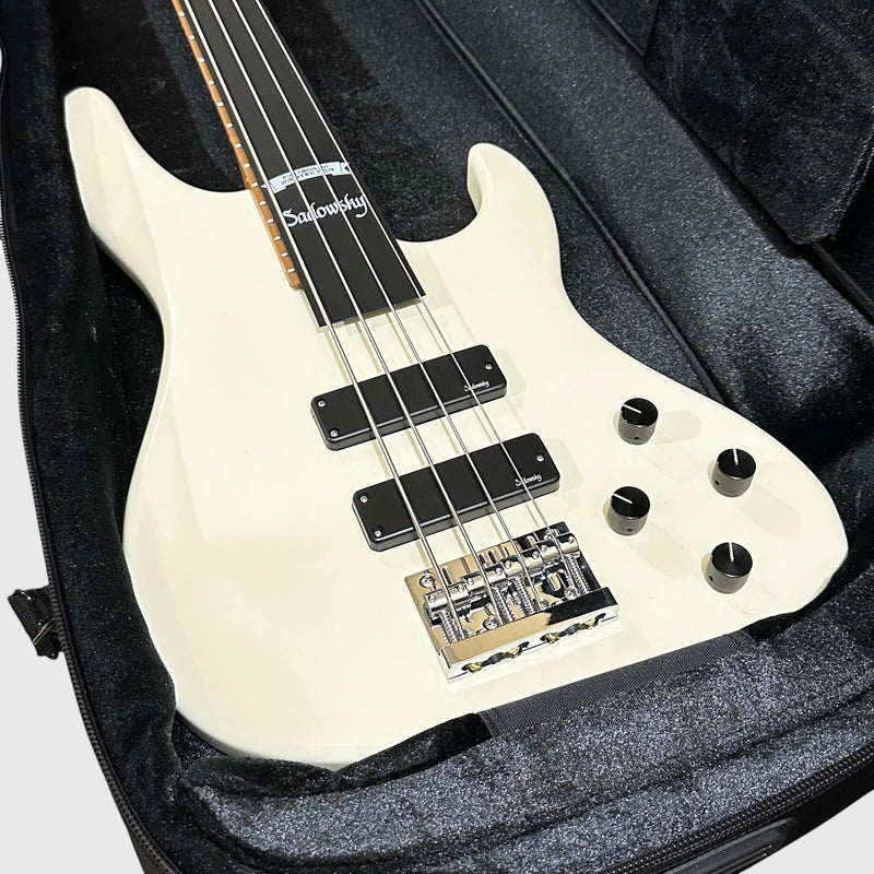 Sadowsky MetroExpress 24-Fret Modern Maple Board 4-String Electric Bass Guitar - Olympic White