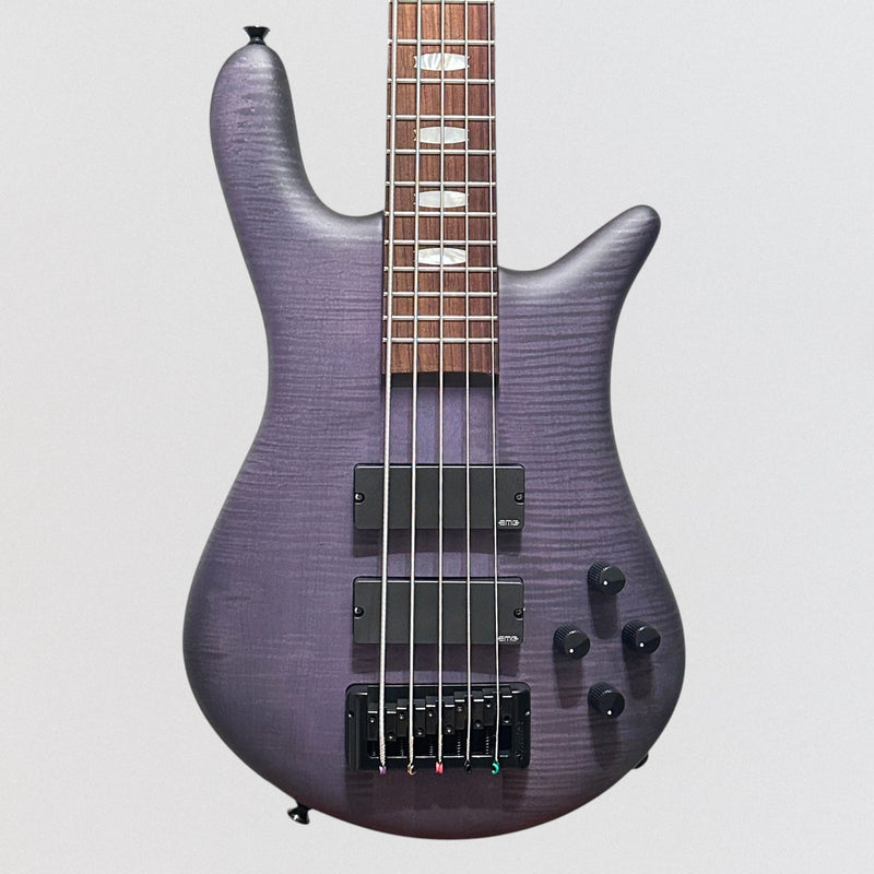 Spector Euro 5 LX 5 String Neck Through Electric Bass Guitar - Nightshade Matte