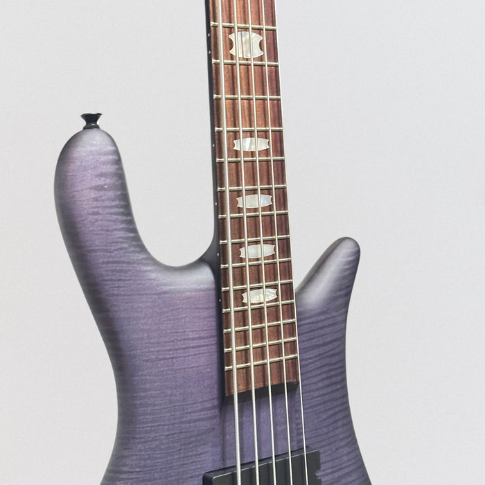 Spector Euro 5 LX 5 String Neck Through Electric Bass Guitar - Nightshade Matte