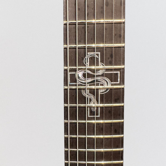 Schecter V-7 FR Randy Weitzel Ouija 7 String Electric Guitar - Satin White