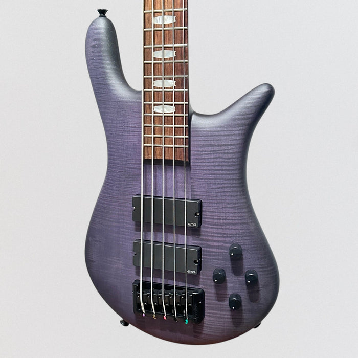 Spector Euro 5 LX 5 String Neck Through Electric Bass Guitar - Nightshade Matte