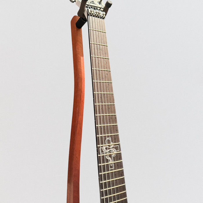 Schecter V-7 FR Randy Weitzel Ouija 7 String Electric Guitar - Satin White