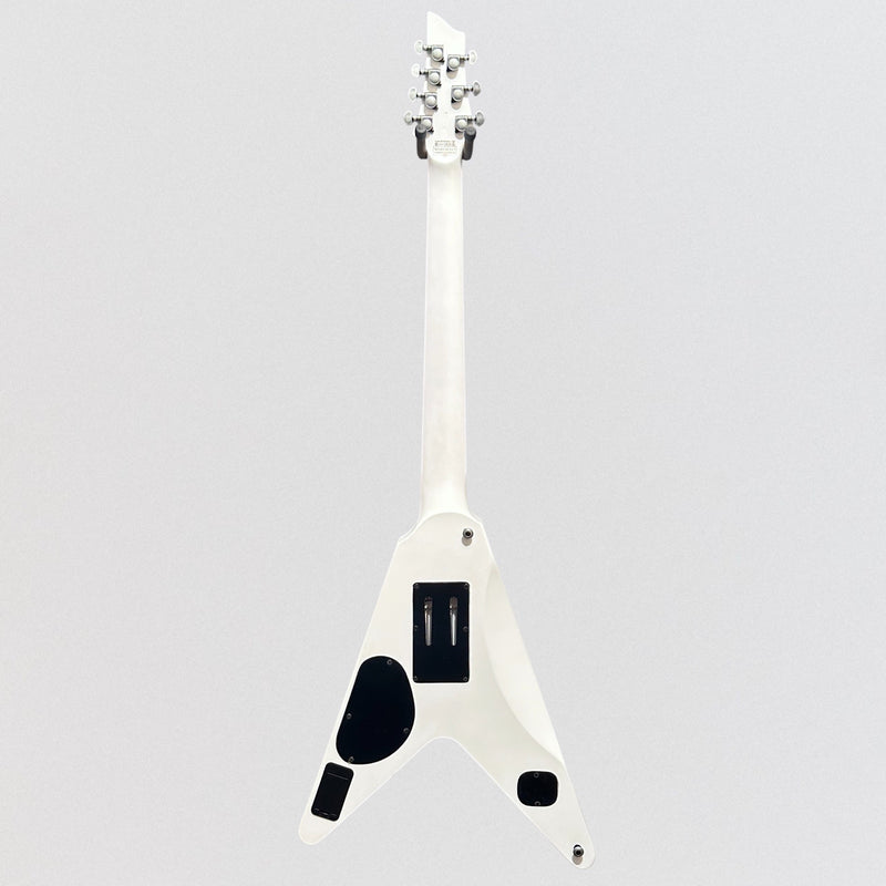 Schecter V-7 FR Randy Weitzel Ouija 7 String Electric Guitar - Satin White