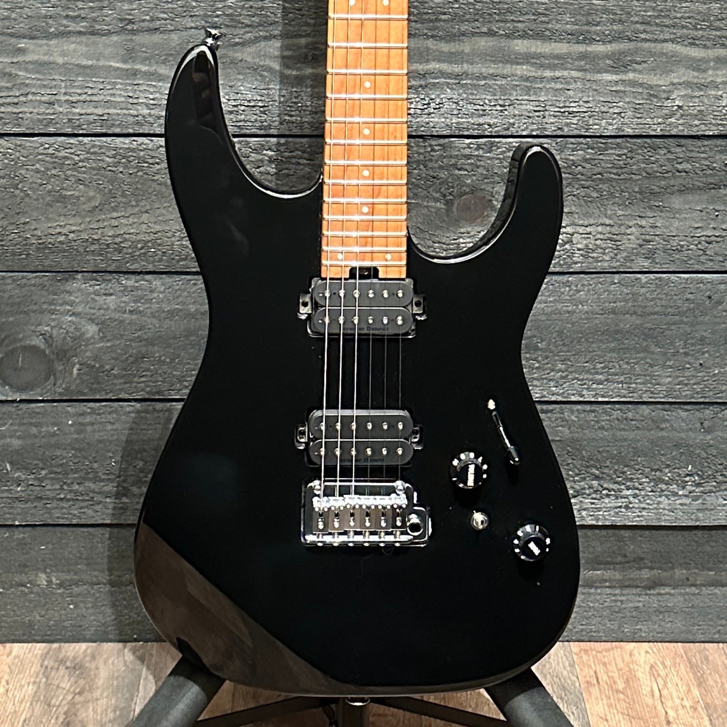 Charvel Pro-Mod DK24 HH 2PT CM グロスブラック Dinky™ (DK) :: Pro-Mod DK24 HH 2PT CM, Caramelized Maple