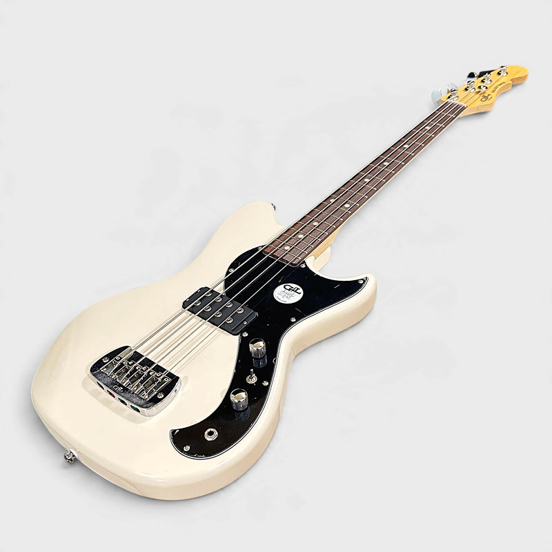 G&L Tribute Series Fallout 4 String Electric Bass Guitar - Olympic White
