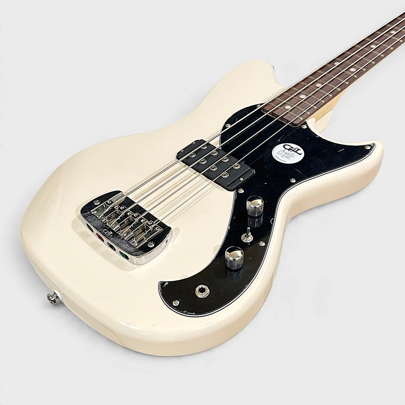 G&L Tribute Series Fallout 4 String Electric Bass Guitar - Olympic White