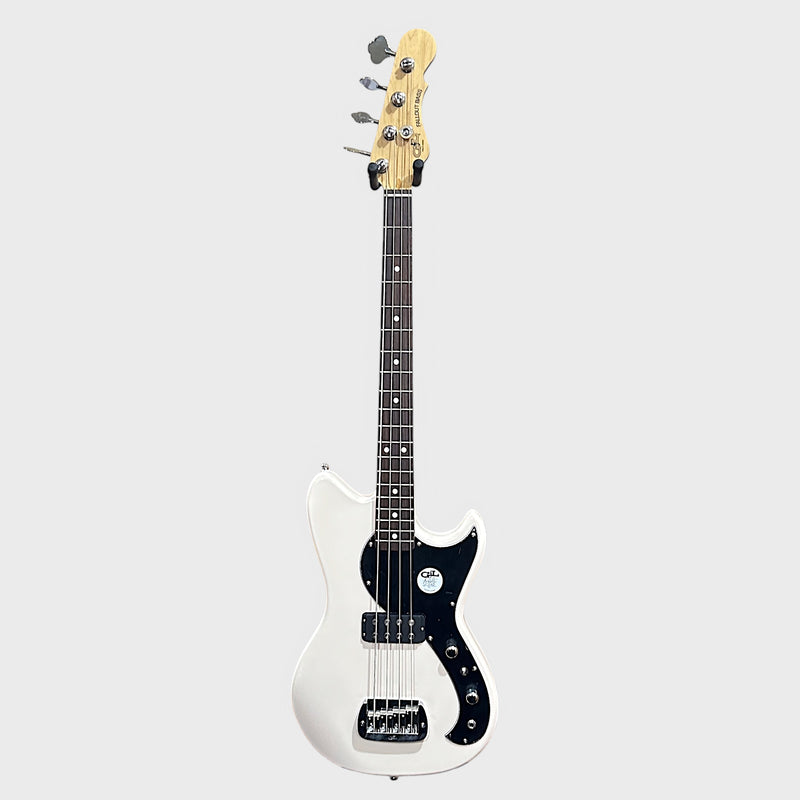 G&L Tribute Series Fallout 4 String Electric Bass Guitar - Olympic White