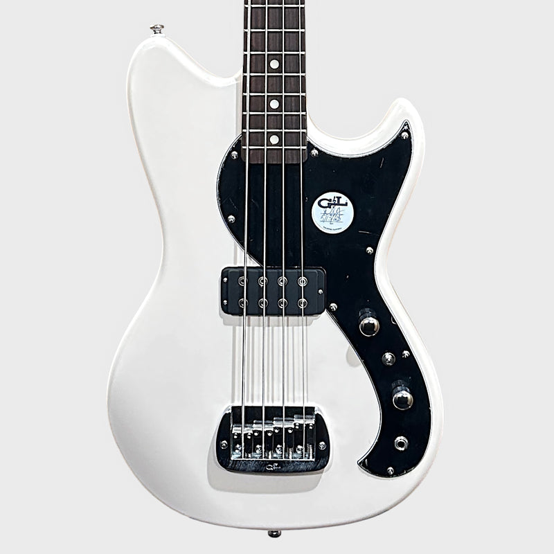 G&L Tribute Series Fallout 4 String Electric Bass Guitar - Olympic White
