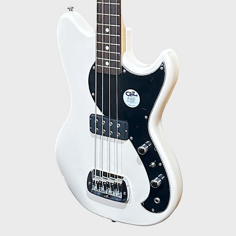 G&L Tribute Series Fallout 4 String Electric Bass Guitar - Olympic White