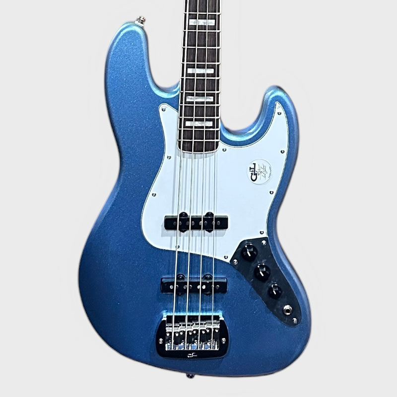 G&L Tribute Series JB 4 String Electric Bass Guitar - Lake Placid Blue