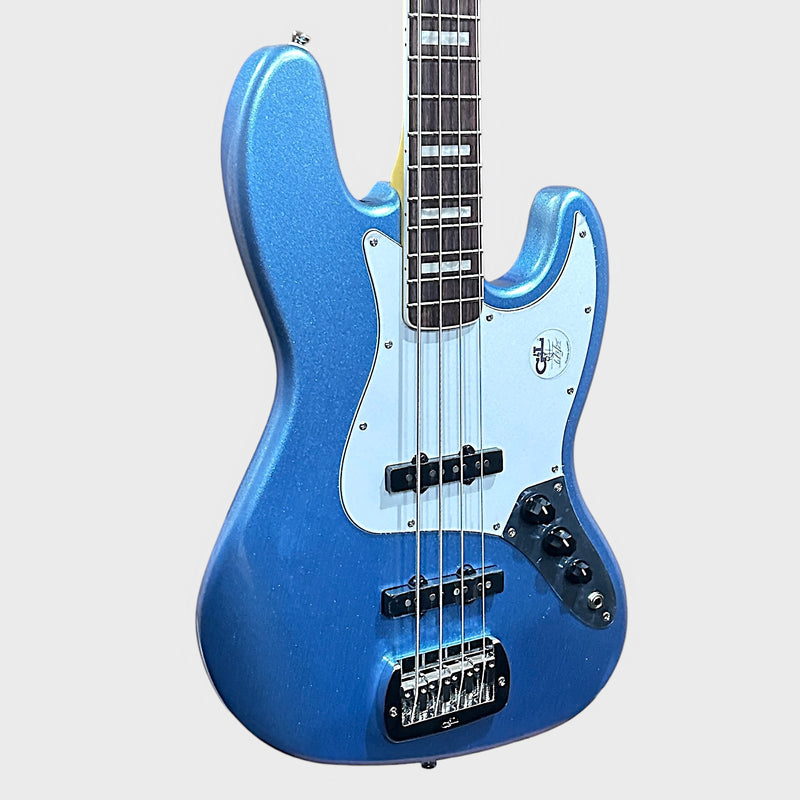 G&L Tribute Series JB 4 String Electric Bass Guitar - Lake Placid Blue