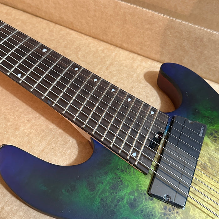 Cort KX508 Multi Scale II 8 String Electric Guitar - Mariana Blue Burst