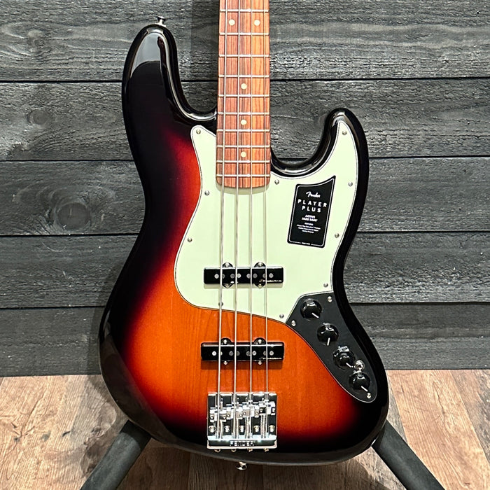 Fender Player Plus Active Jazz Bass 4 String Electric Bass Guitar - Sunburst