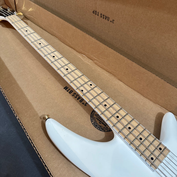 Jackson Spectra IV SBX 4 String Electric Bass Guitar - White