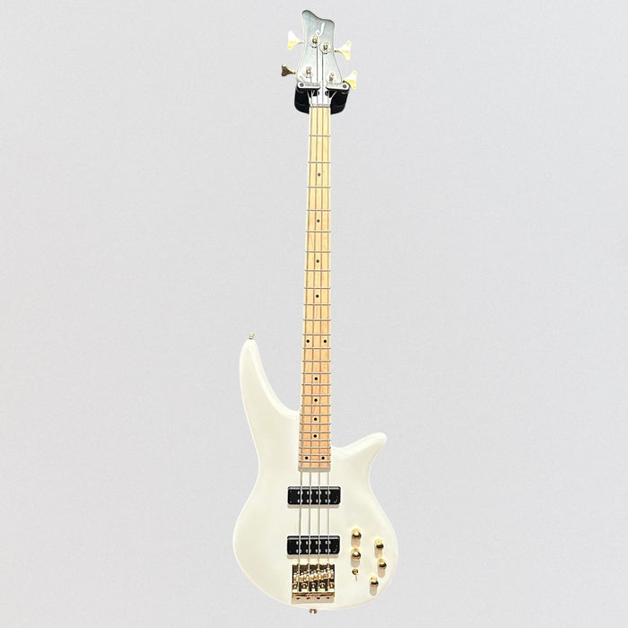 Jackson Spectra IV SBX 4 String Electric Bass Guitar - White