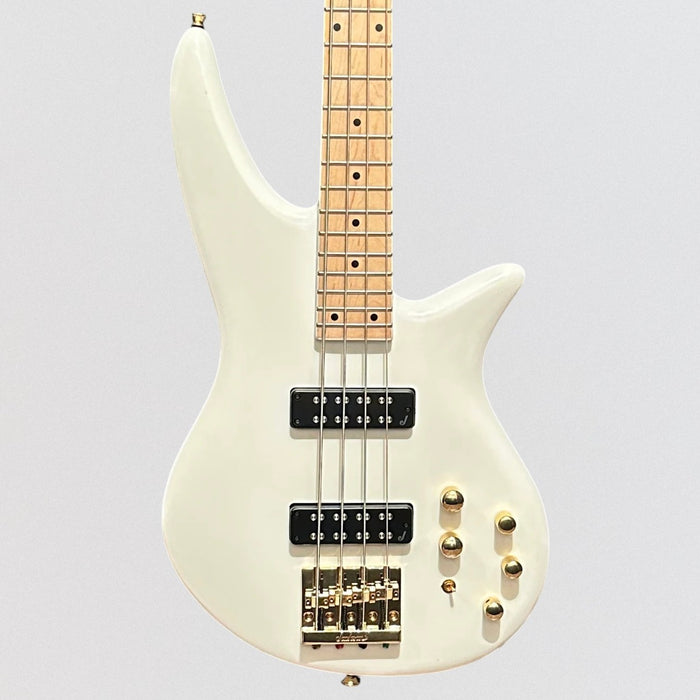Jackson Spectra IV SBX 4 String Electric Bass Guitar - White