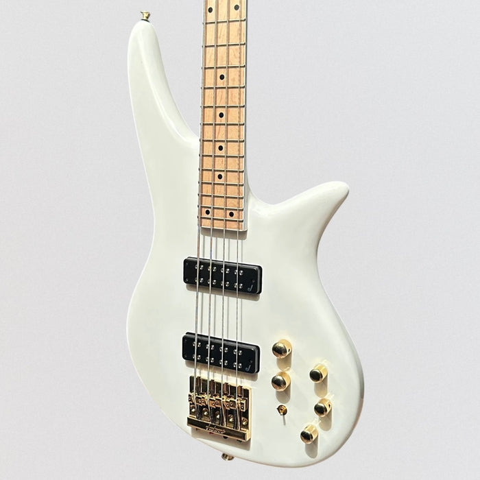 Jackson Spectra IV SBX 4 String Electric Bass Guitar - White