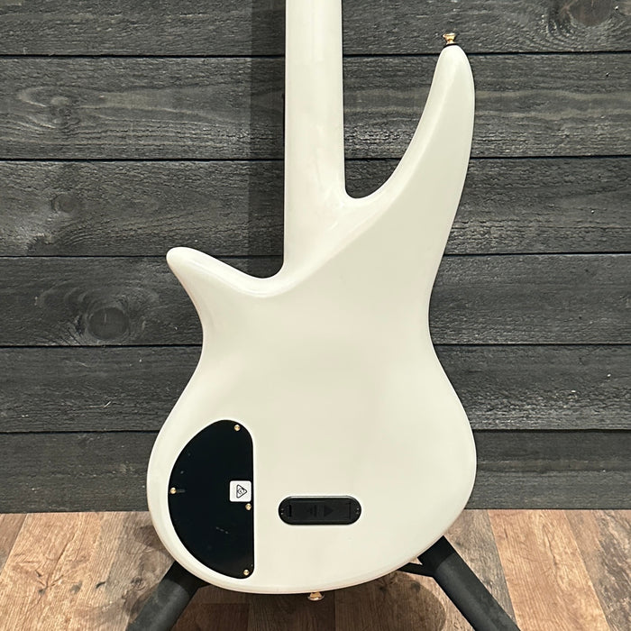 Jackson Spectra IV SBX 4 String Electric Bass Guitar - White