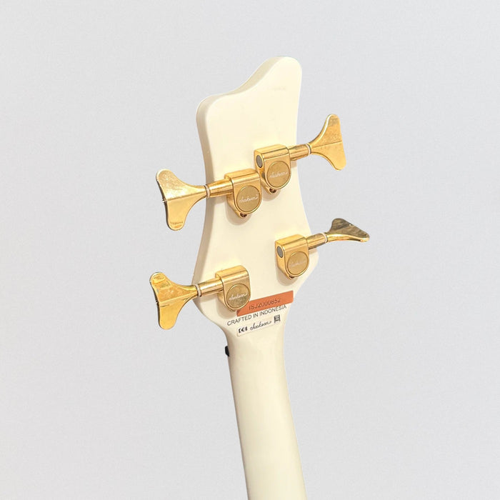 Jackson Spectra IV SBX 4 String Electric Bass Guitar - White