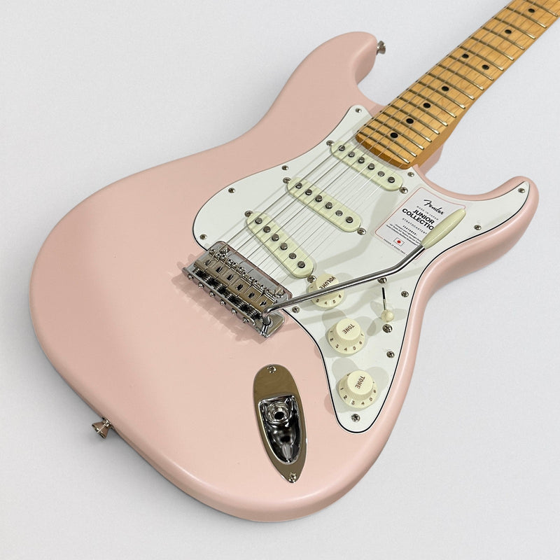 Fender MIJ Japan Junior Collection Stratocaster Electric Guitar - Pink