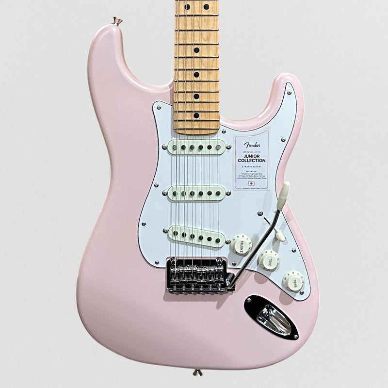 Fender MIJ Japan Junior Collection Stratocaster Electric Guitar - Pink