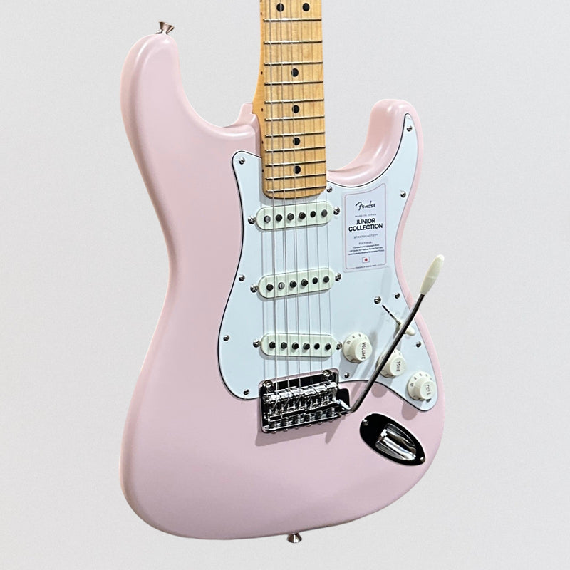 Fender MIJ Japan Junior Collection Stratocaster Electric Guitar - Pink