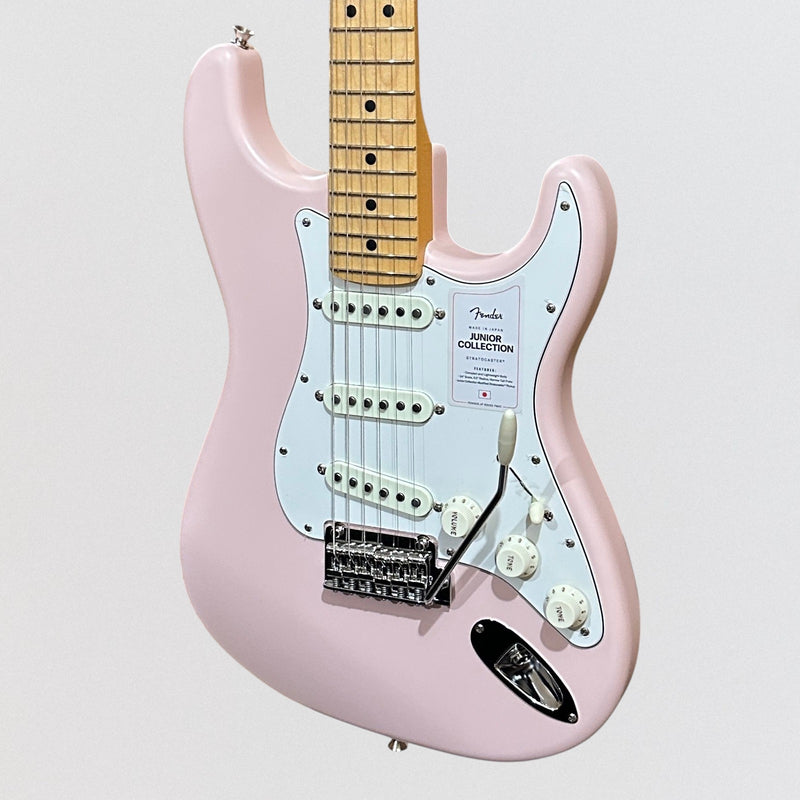 Fender MIJ Japan Junior Collection Stratocaster Electric Guitar - Pink