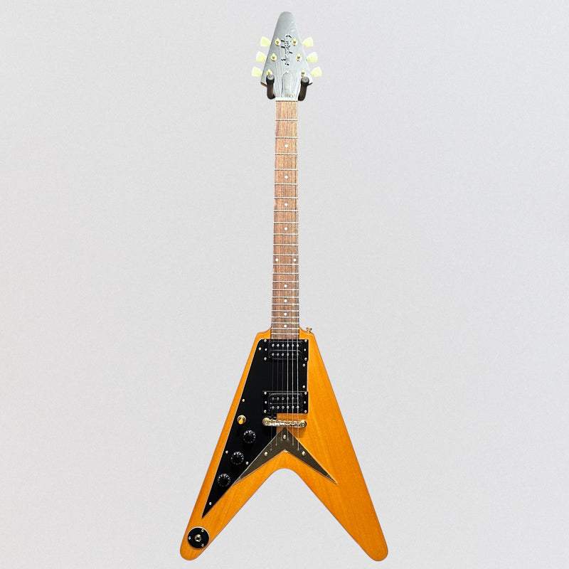 Epiphone 1958 Korina Flying V Left Handed Electric Guitar - Aged Natural